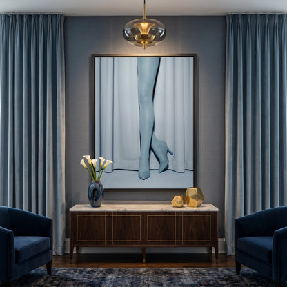 Blue Heels - Canvas