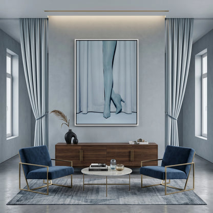 Blue Heels - Canvas