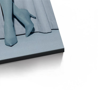 Blue Heels - Canvas