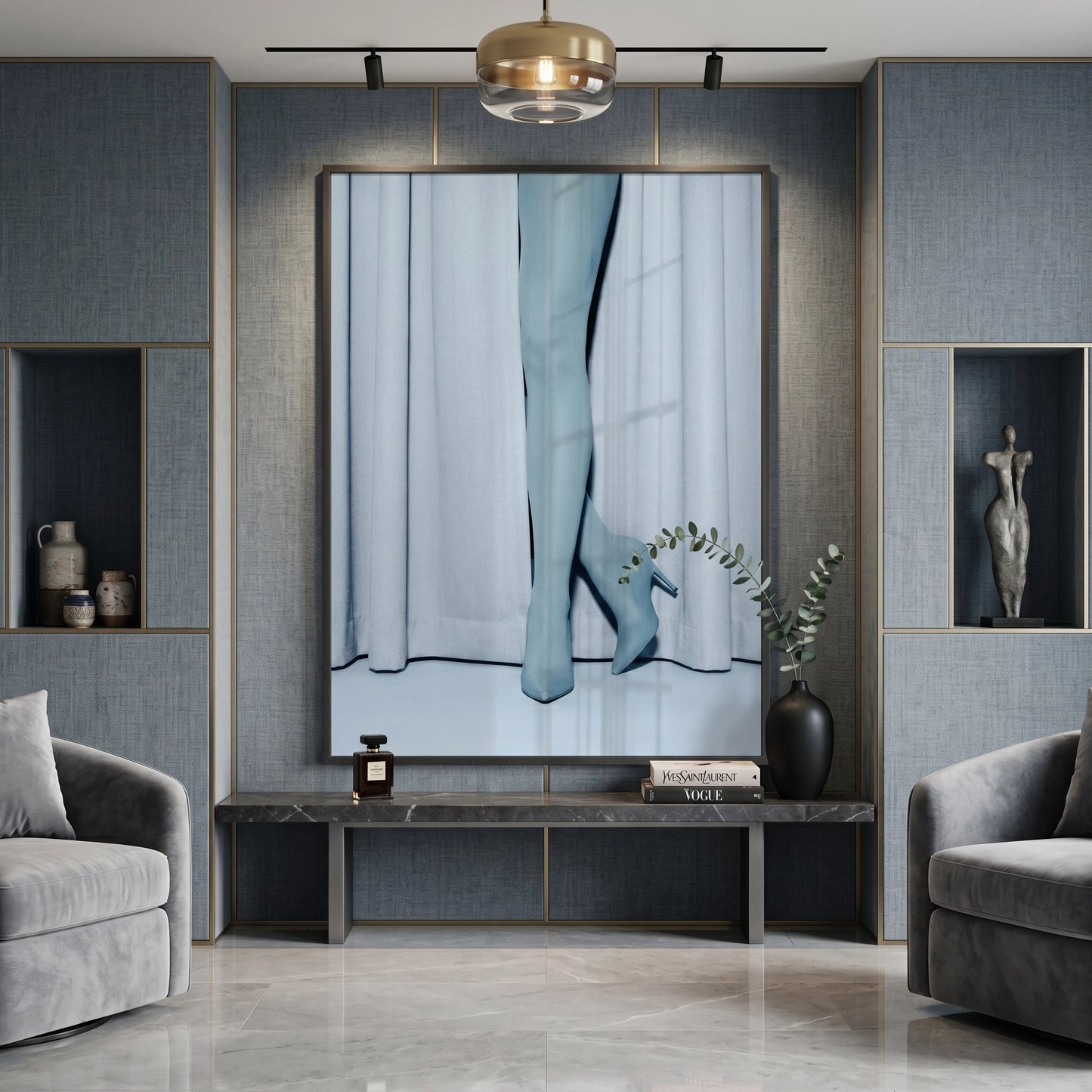 2Blue Heels - Fine Art