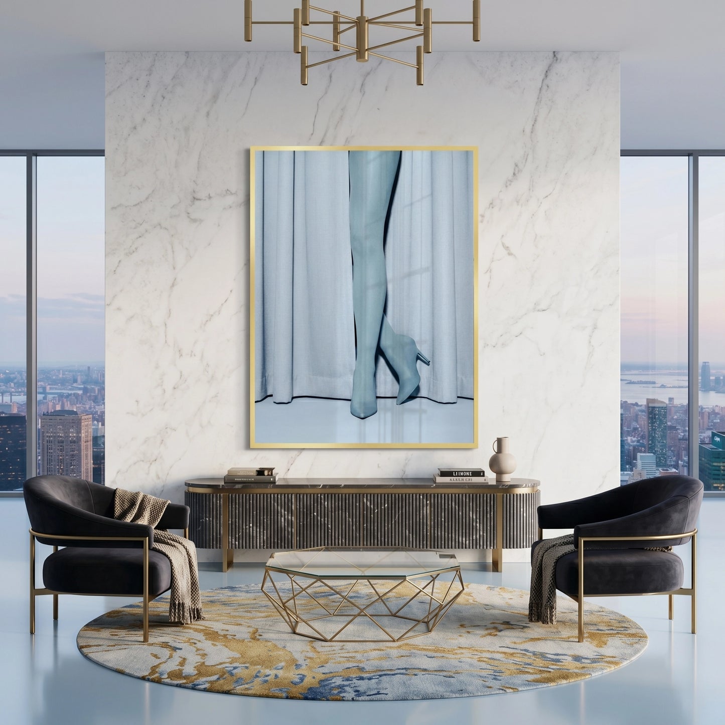 2Blue Heels - Fine Art
