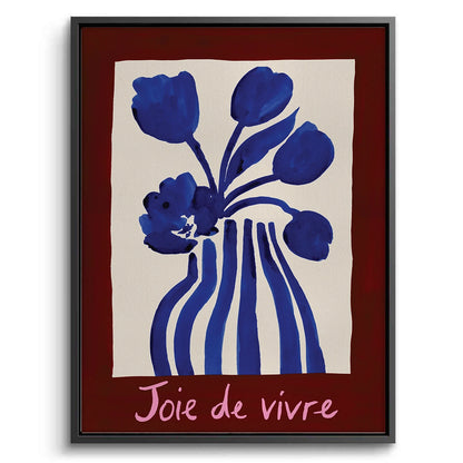 Blue Tulips Floral - Canvas