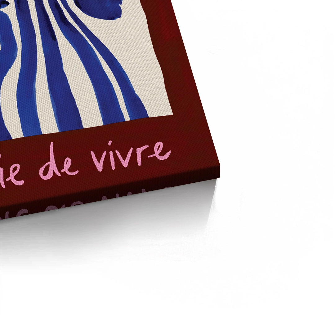 2Blue Tulips Floral - Canvas