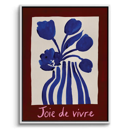 Blue Tulips Floral - Canvas