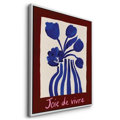 Blue Tulips Floral - Canvas