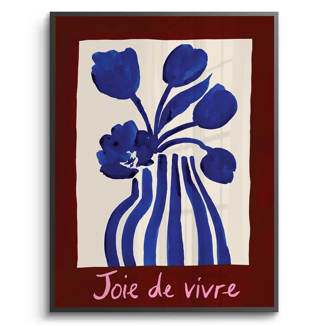 2Blue Tulips Floral - Fine Art