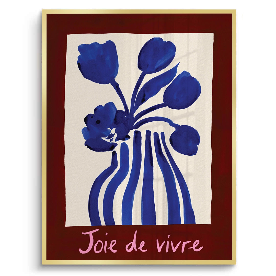 2Blue Tulips Floral - Fine Art