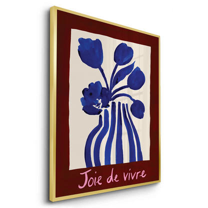 Blue Tulips Floral - Fine Art