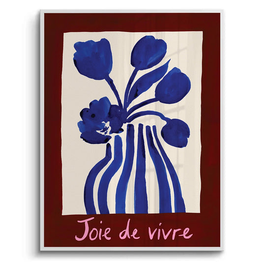 Blue Tulips Floral - Fine Art