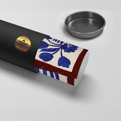 Blue Tulips Floral - Poster