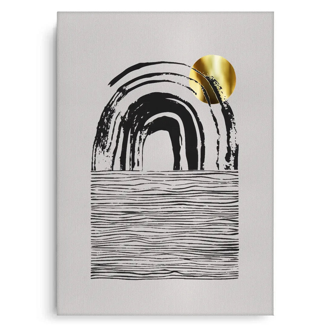 2Bohemian Brushstroke Set of 2 - Canvas