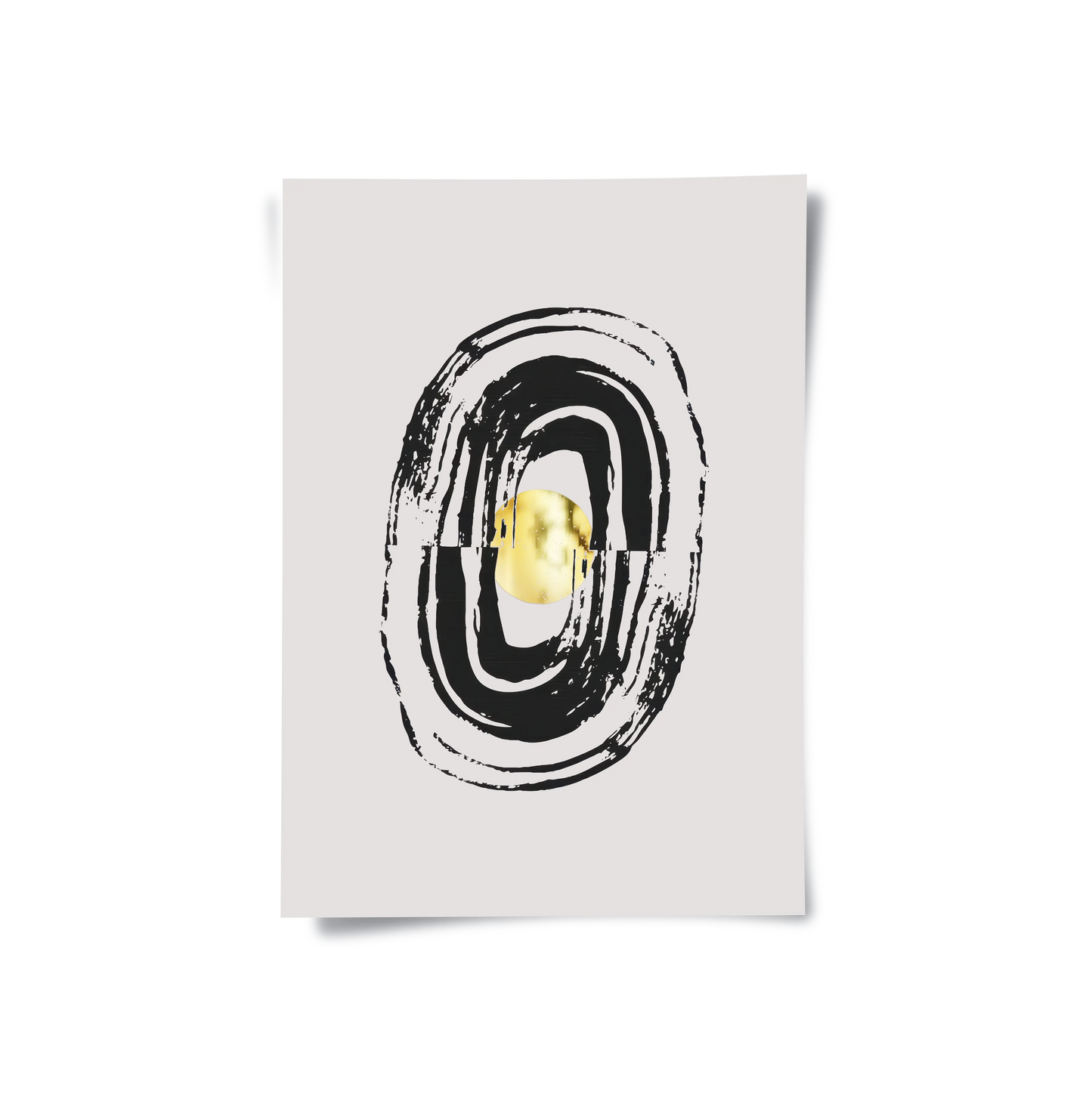 2Bohemian Brushstroke Set of 2 - Poster