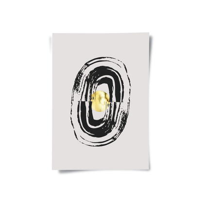 Bohemian Brushstroke Set of 2 - Poster