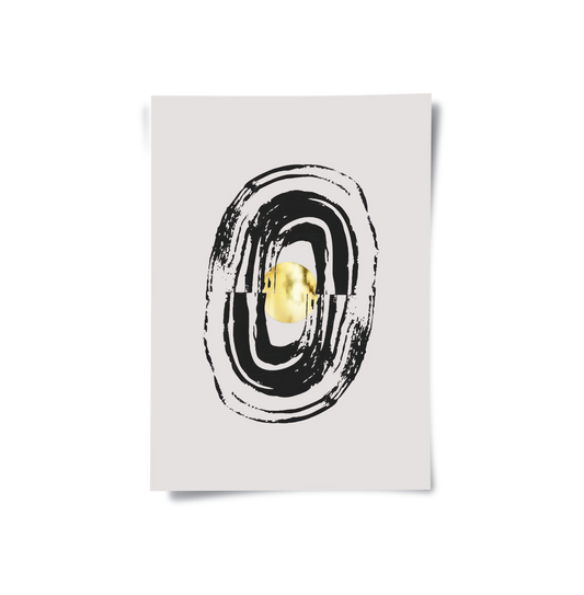 Bohemian Brushstroke Set of 2 - Poster