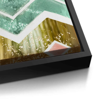 Bohemian Gold Geometric - Canvas