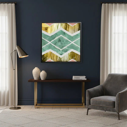 Bohemian Gold Geometric - Canvas