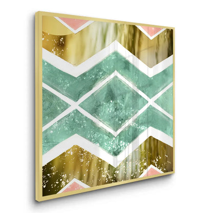 Bohemian Gold Geometric - Fine Art