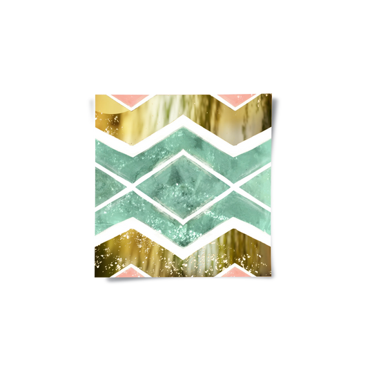 Bohemian Gold Geometric - Poster