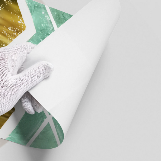 Bohemian Gold Geometric - Poster