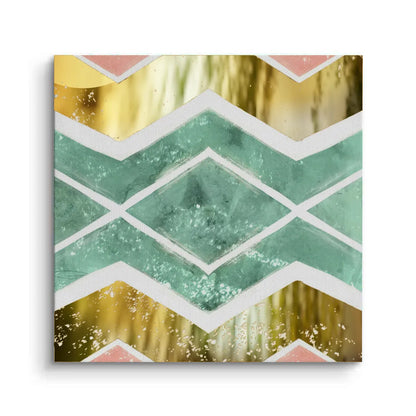 Bohemian Gold Geometric - Canvas