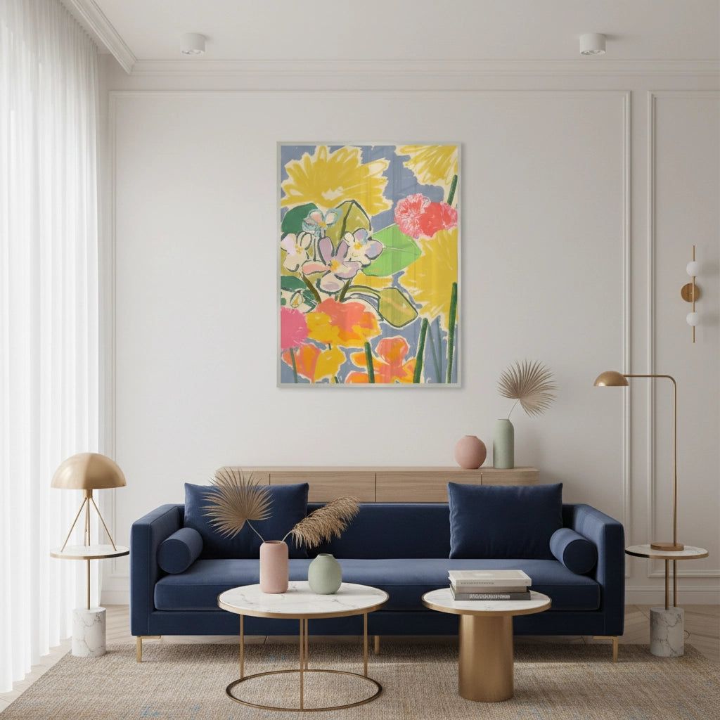 Bohemian Summer Blooms - Fine Art