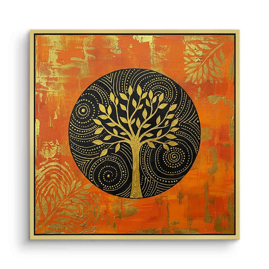 Bohemian Sunset Mandala Painting #BSMA330