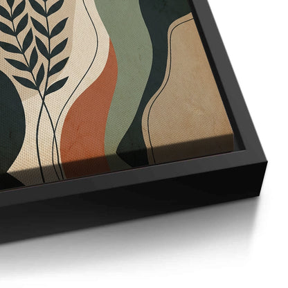 Boho Abstract Leaves - Canvas