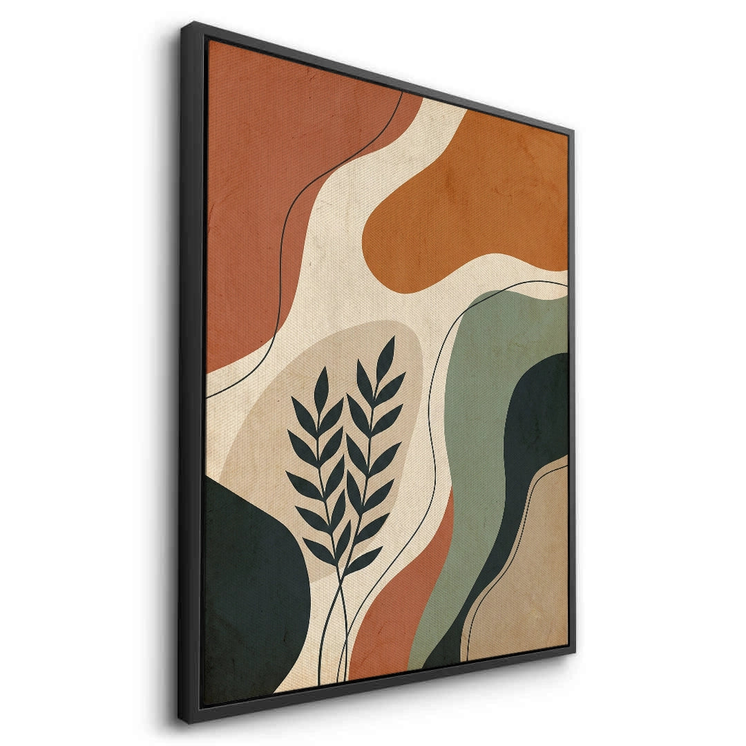 2Boho Abstract Leaves - Canvas