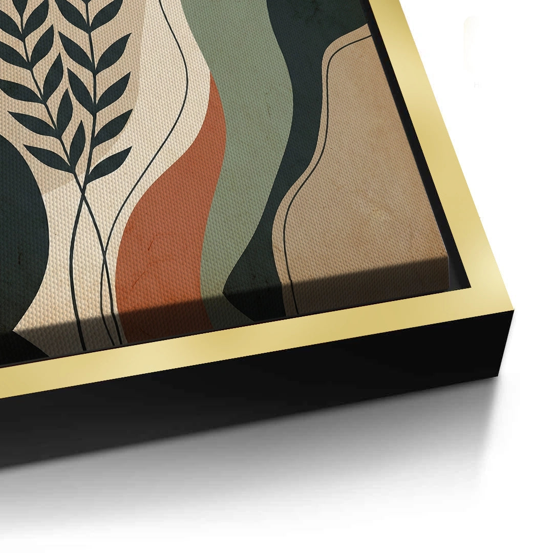 2Boho Abstract Leaves - Canvas