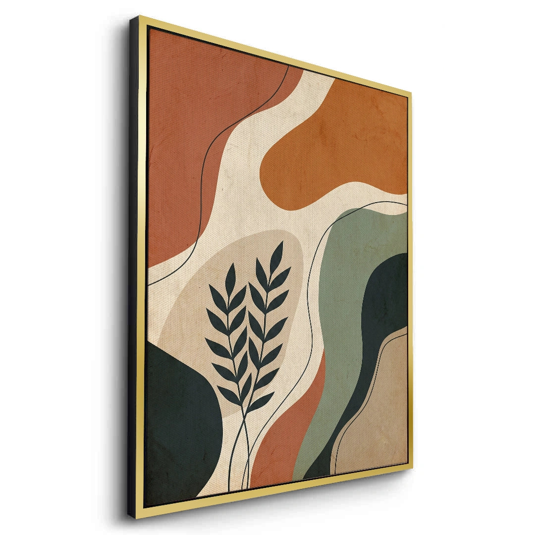 2Boho Abstract Leaves - Canvas