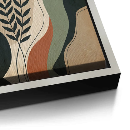 Boho Abstract Leaves - Canvas