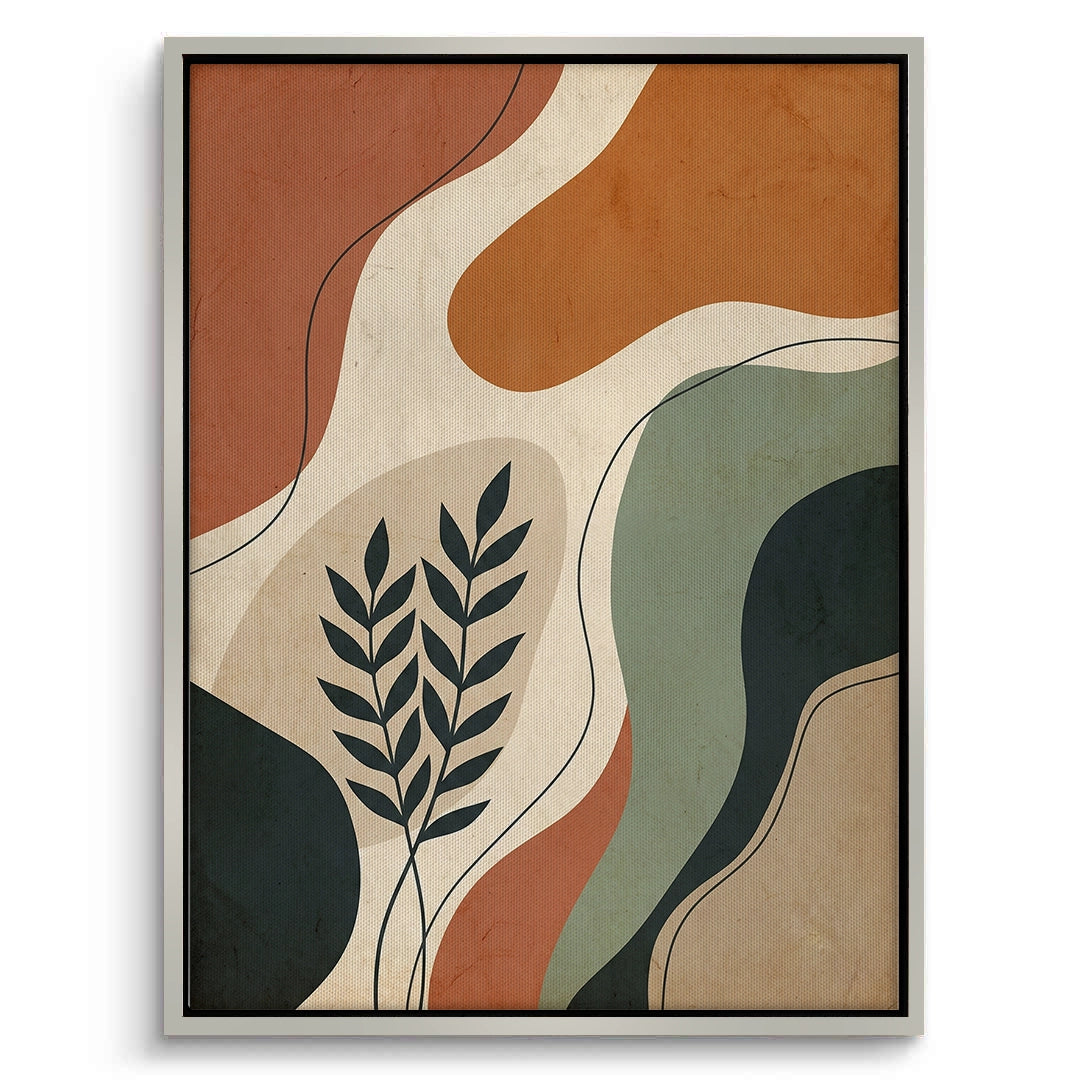 2Boho Abstract Leaves - Canvas