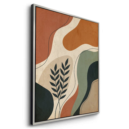 Boho Abstract Leaves - Canvas