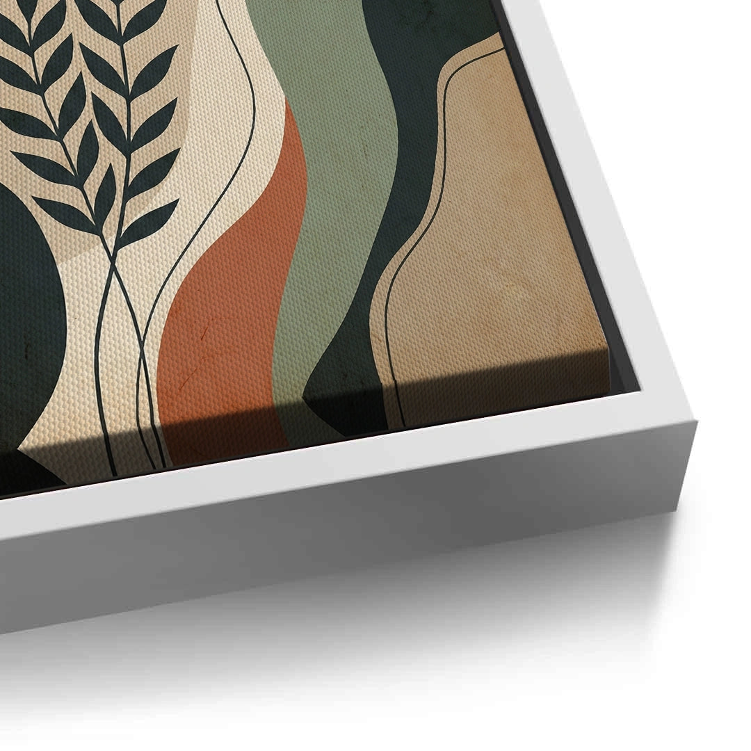 2Boho Abstract Leaves - Canvas