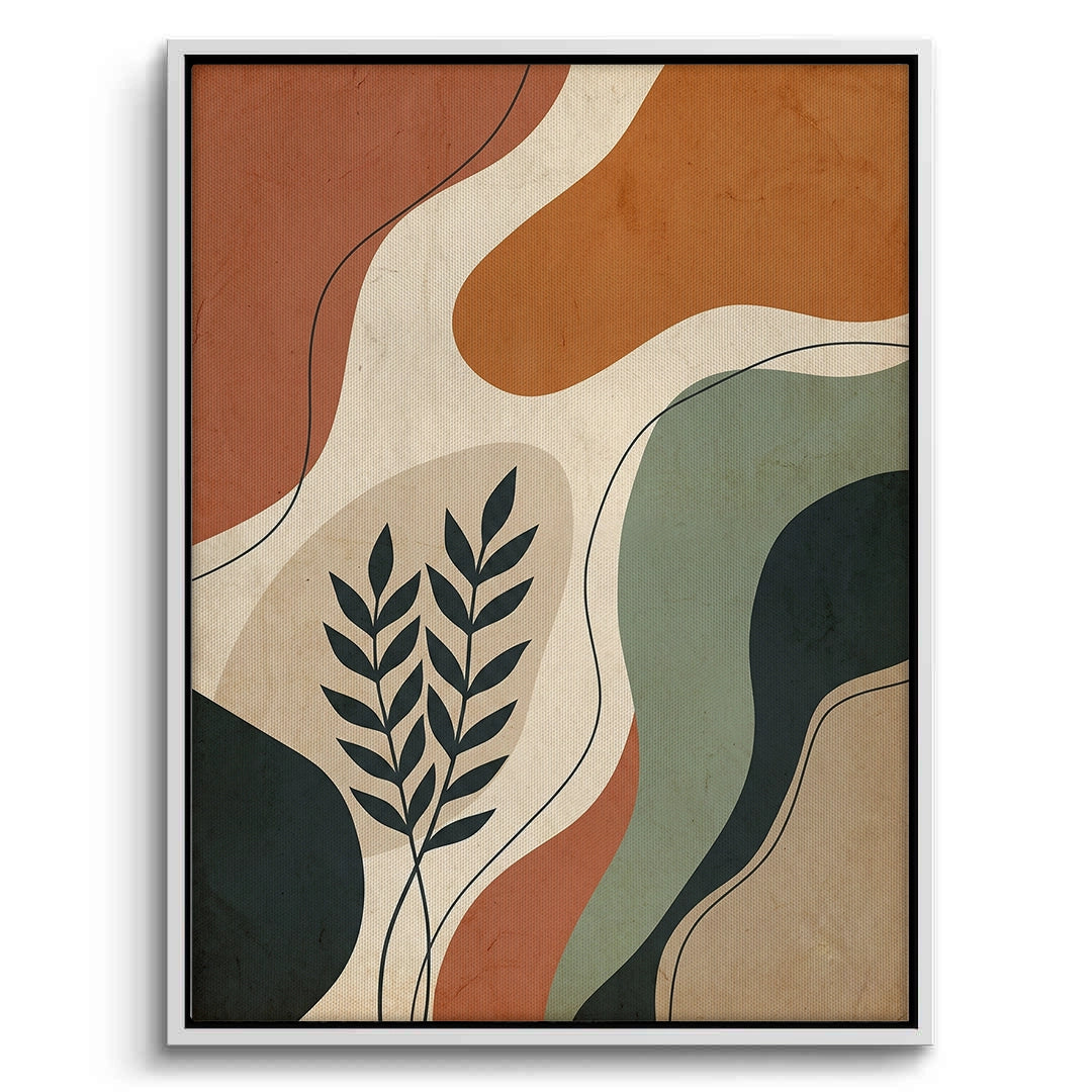 2Boho Abstract Leaves - Canvas