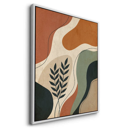 Boho Abstract Leaves - Canvas