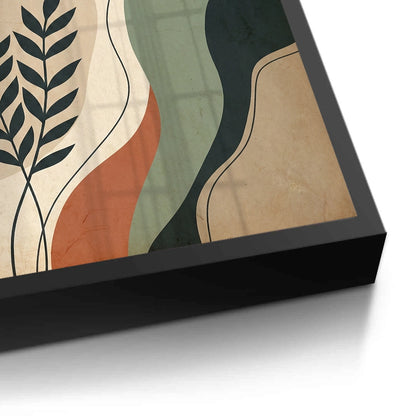 Boho Abstract Leaves - Fine Art
