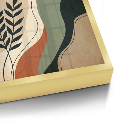 Boho Abstract Leaves - Fine Art