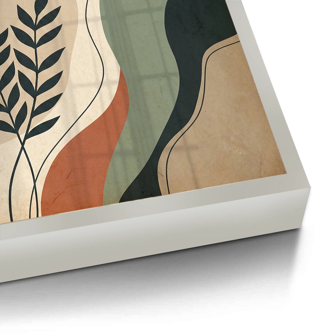 2Boho Abstract Leaves - Fine Art