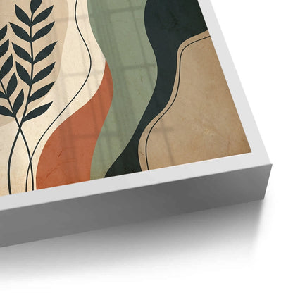 Boho Abstract Leaves - Fine Art