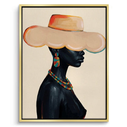 Boho African Woman - Canvas
