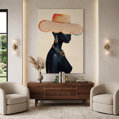 Boho African Woman - Canvas