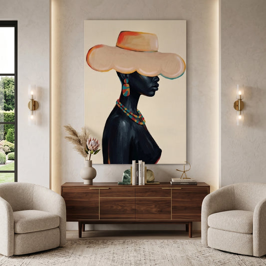 Boho African Woman - Canvas