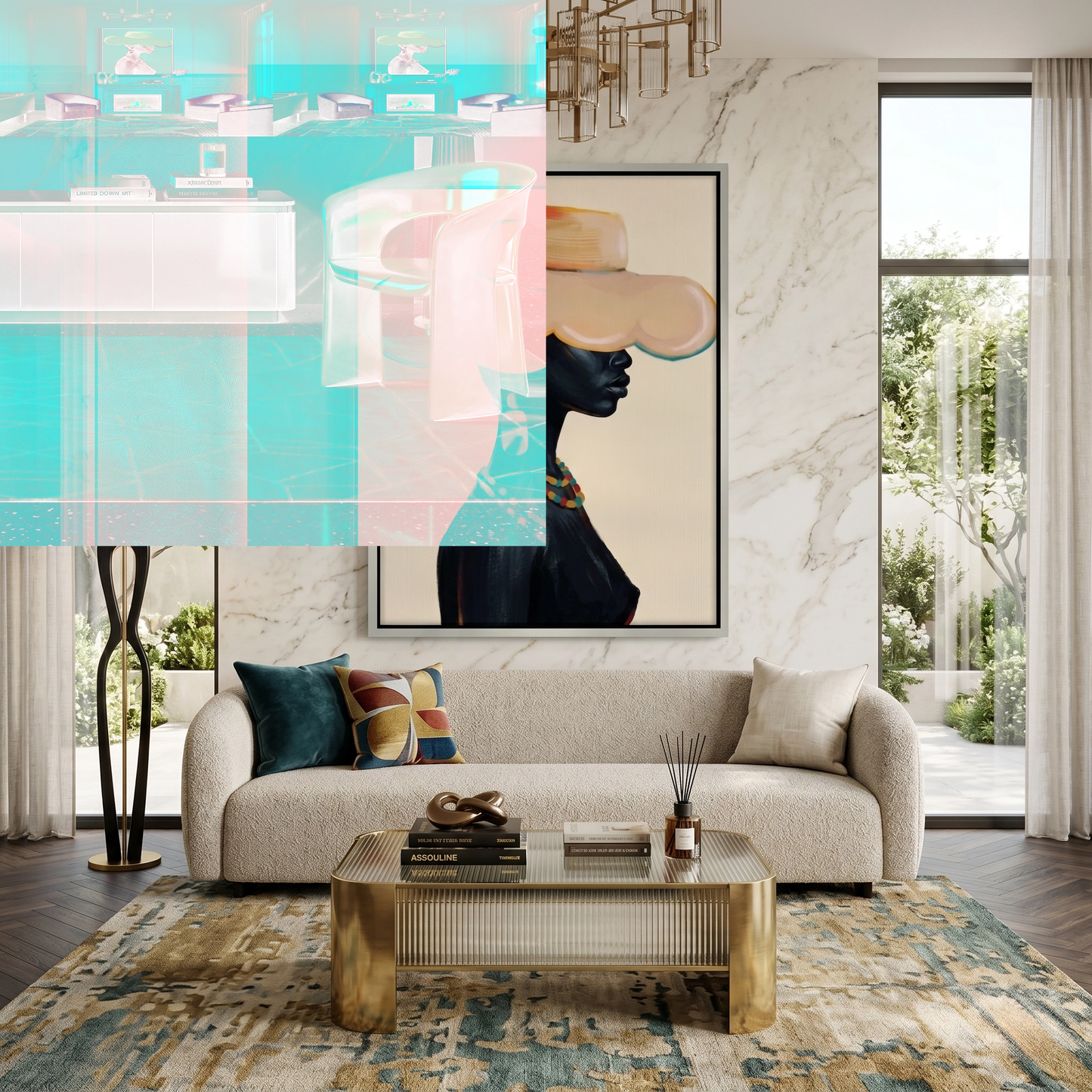 2Boho African Woman - Canvas