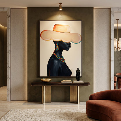 Boho African Woman - Canvas