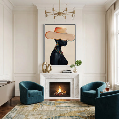 Boho African Woman - Canvas