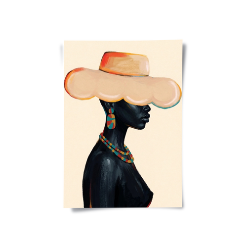 Boho African Woman - Poster
