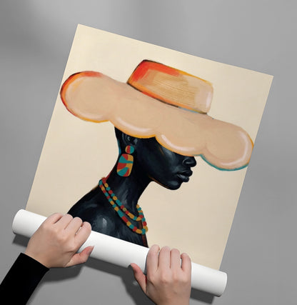 Boho African Woman - Poster