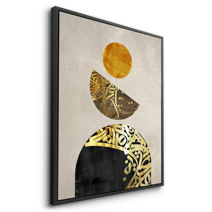 Boho Arabic Script - Canvas