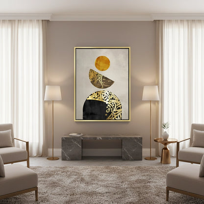 Boho Arabic Script - Canvas